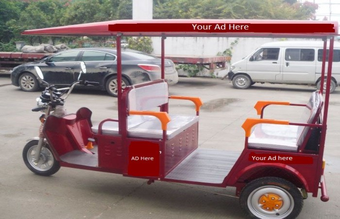 E-Rickshaw advertising services in Lucknow | Grobiz