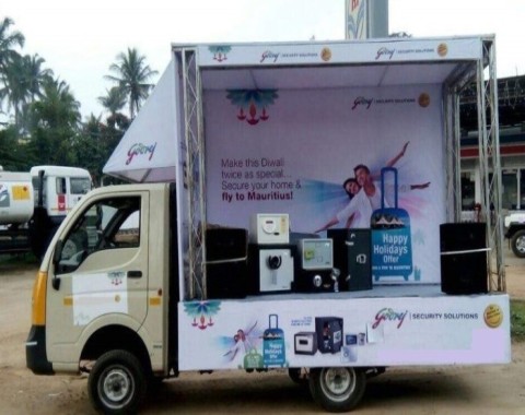 best mobile van advertising agency in India | grobiz
