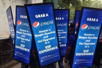 LED look walker advertising service provider lucknow | grobiz