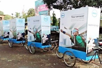 Trycycle advertising services in Lucknow | Grobiz